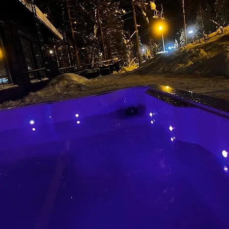 Porthos Ski-in With Private Hot Tub And Sauna In Lapland Chalet Pyhätunturi