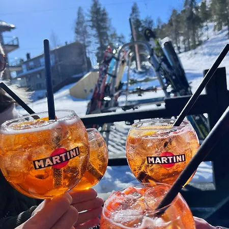 Porthos Ski-in With Private Hot Tub And Sauna In Lapland Chalet