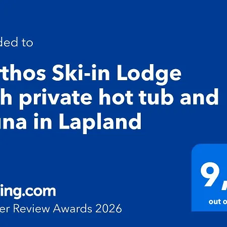 Porthos Ski-in With Private Hot Tub And Sauna In Lapland Шале